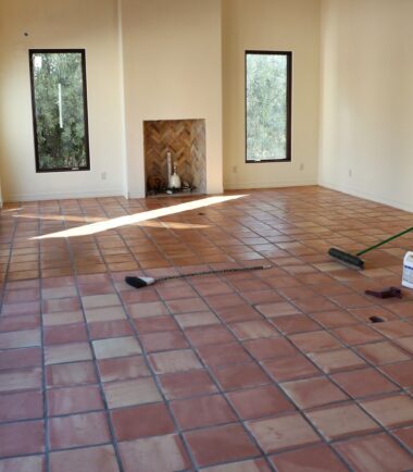 12x12 inch Terracotta Living Room Floor Tiles